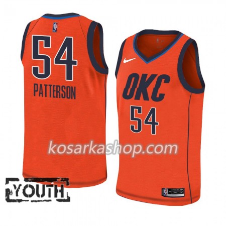 Dres Oklahoma City Thunder Patrick Patterson 54 Nike 2018-19 Narančasta Swingman - Dječji